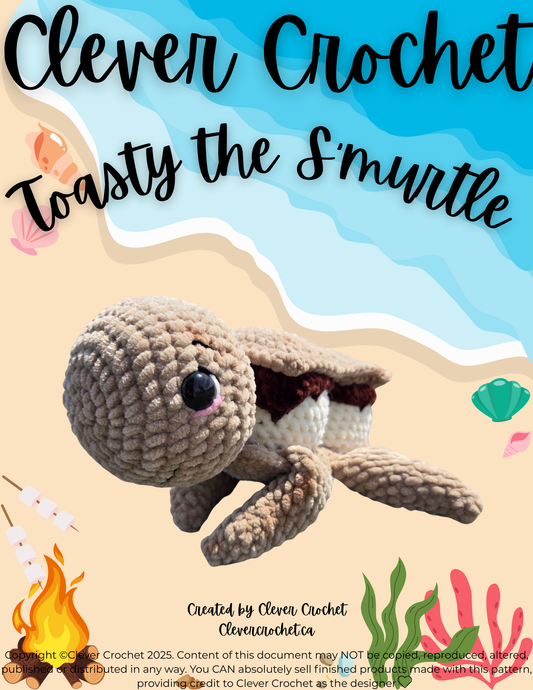 Toasty the S'murtle Crochet Pattern
