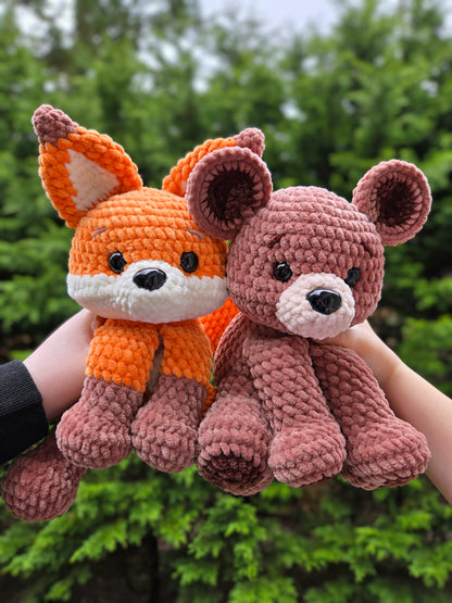 Rascal the Fox Crochet Pattern