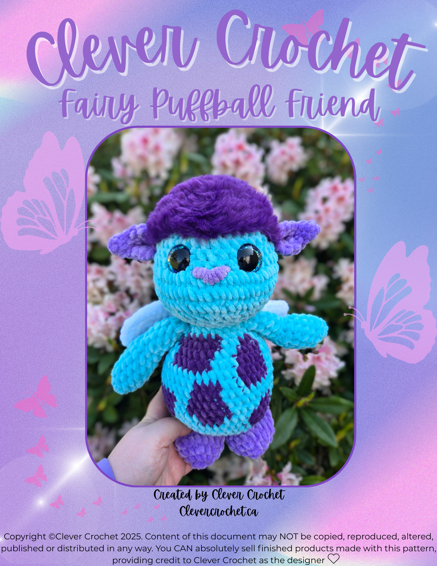 Fairy Puffball Friend Crochet Pattern