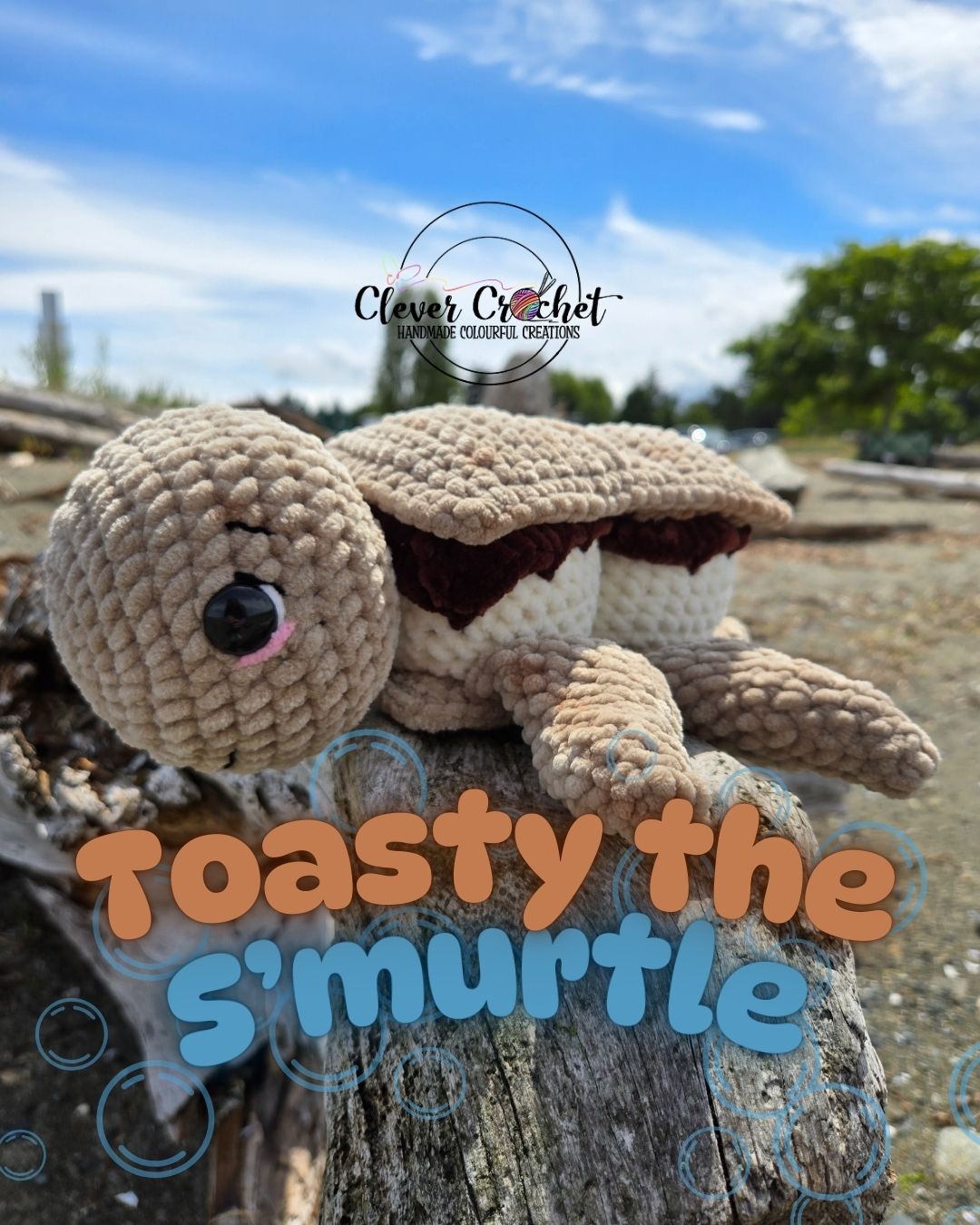 Toasty the S'murtle Crochet Pattern