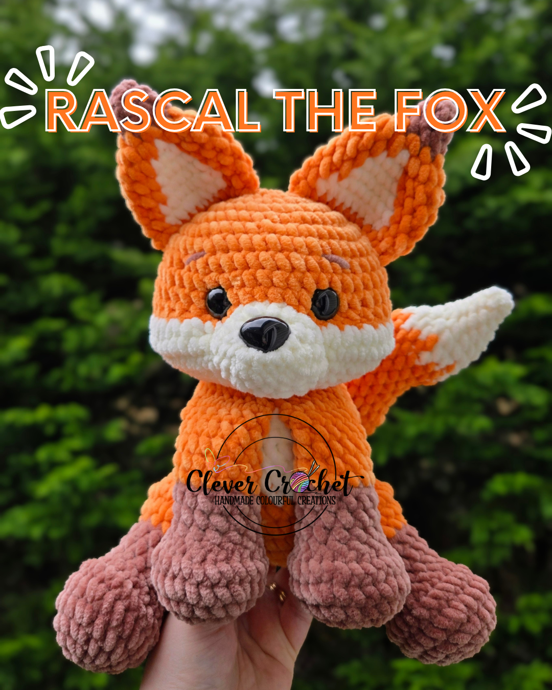 Rascal the Fox Crochet Pattern
