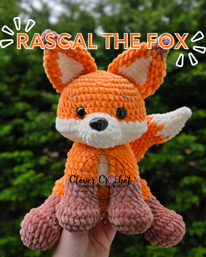 Rascal the Fox Crochet Pattern