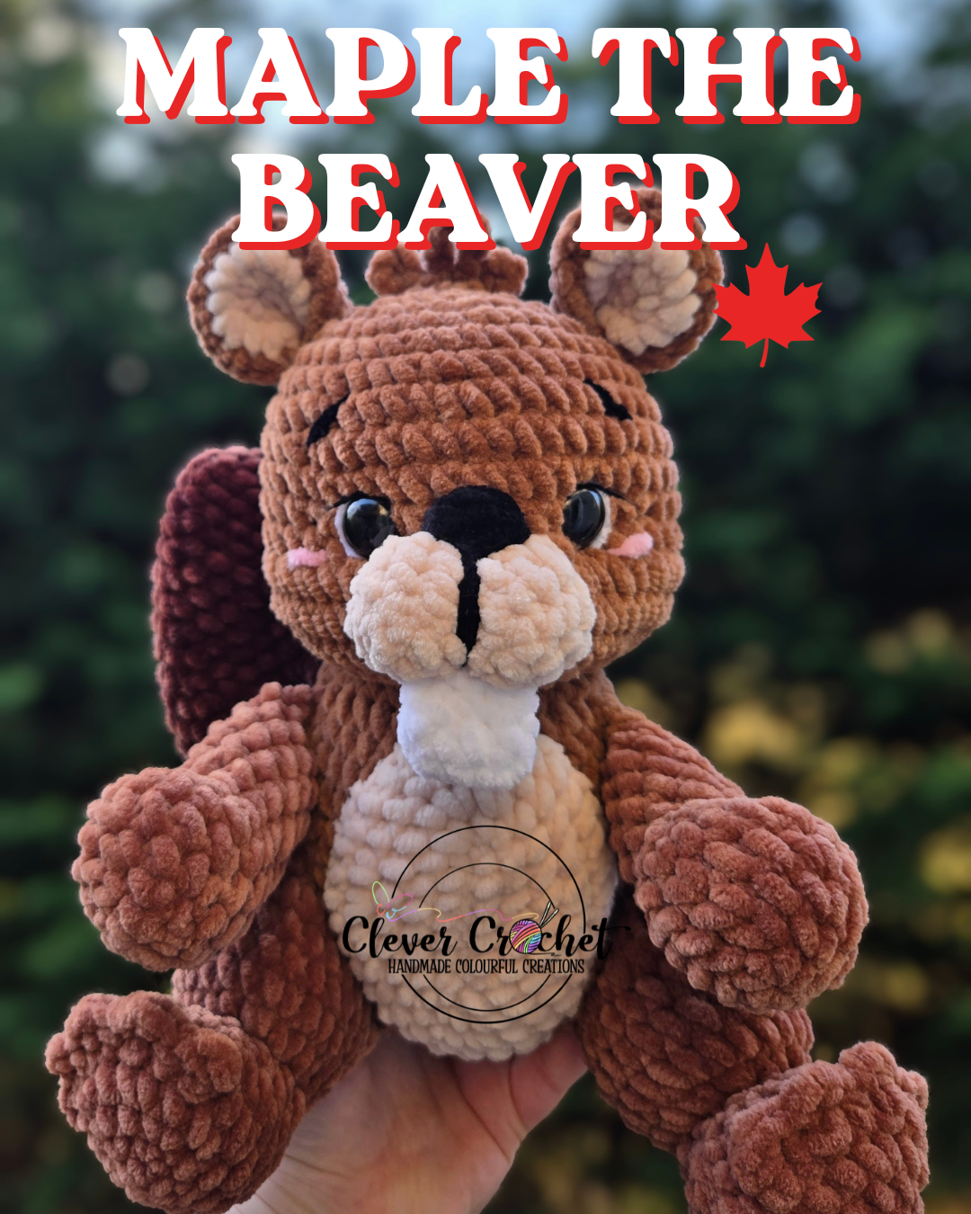 Maple the Beaver Crochet Pattern