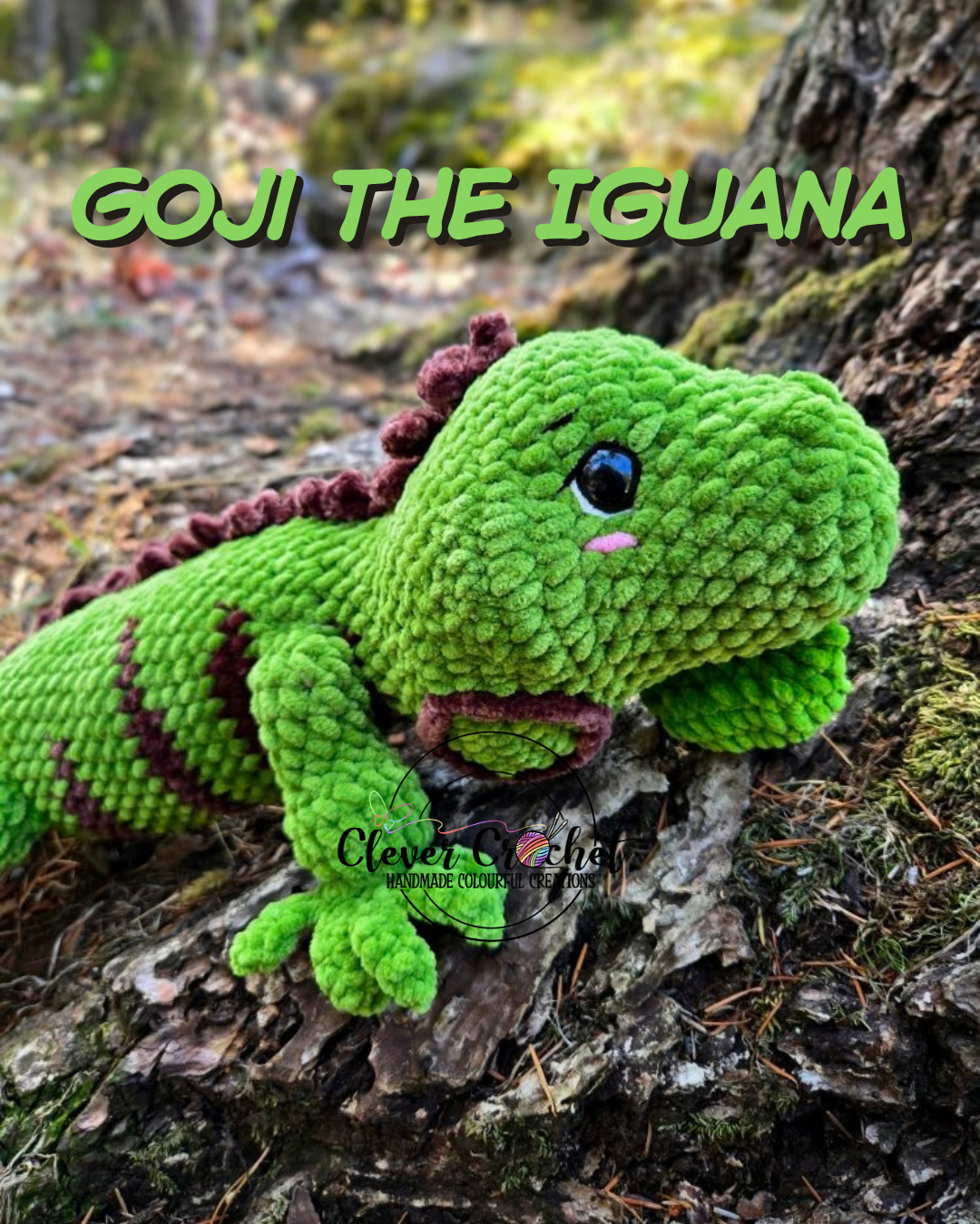 Goji the Iguana Crochet Pattern